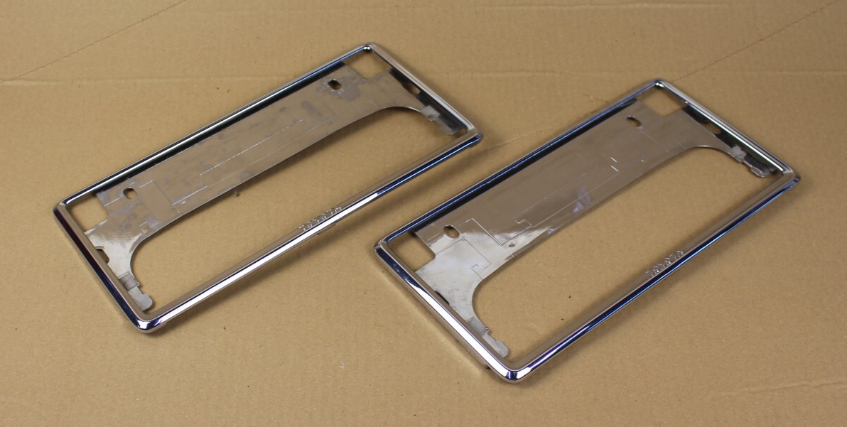 Toyota Genuine License Plate Holder Frame Chrome 08407-00270