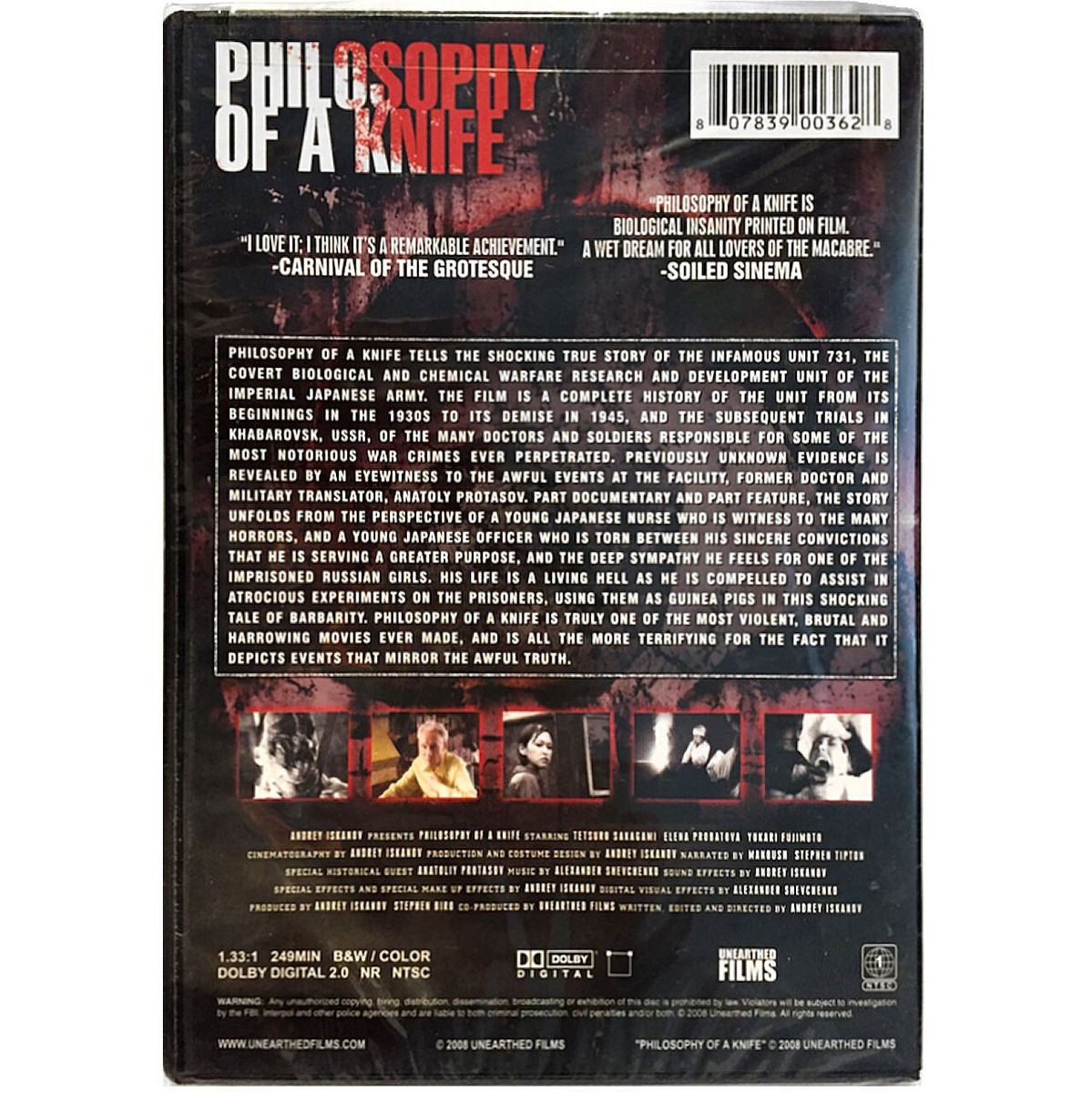 Philosophy of a Knife (DVD, 2008) for sale online | eBay