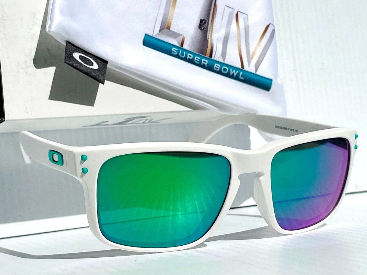 NEW Oakley HOLBROOK in Matte White with POLARIZED Galaxy Jade