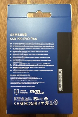 Samsung - 990 EVO PLUS 2TB PCIe 5.0 x2 M.2 Internal SSD New MZ