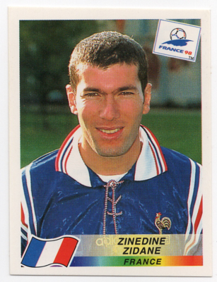 Zinedine Zidane #164 Panini FIFA World Cup France 1998 | eBay