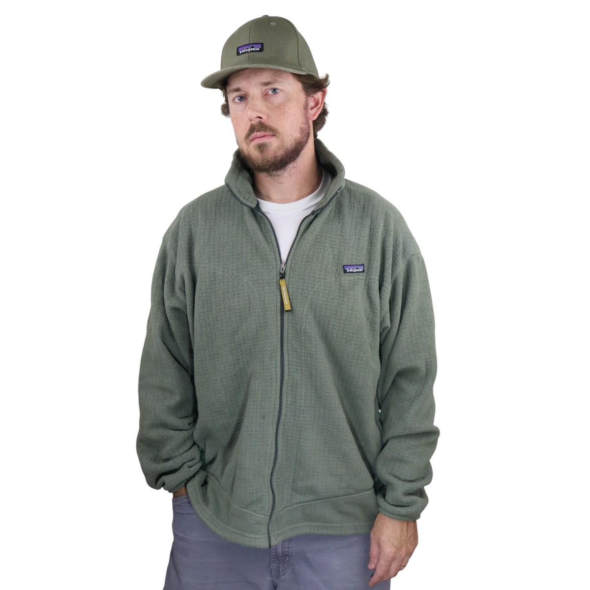 Patagonia R3 Radiant Fleece Jacket Mens XL Alpha Mars Polartec R2