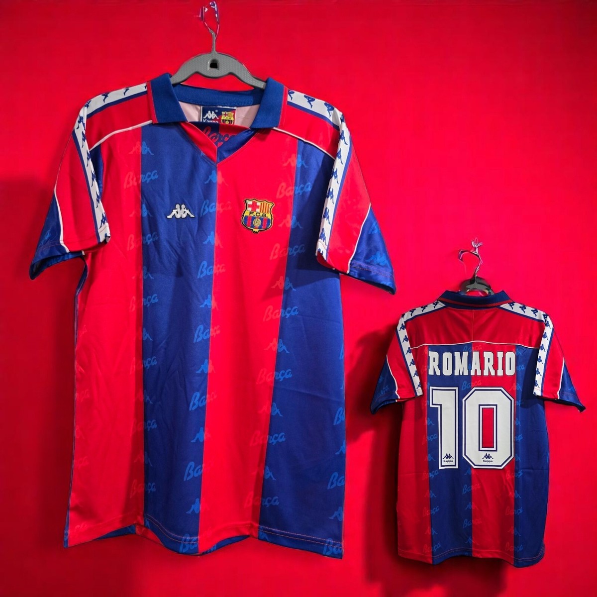 Barcelona Home 94/95 - Retro - ROMARIO # 10 - XL (USA-LARGE) | eBay