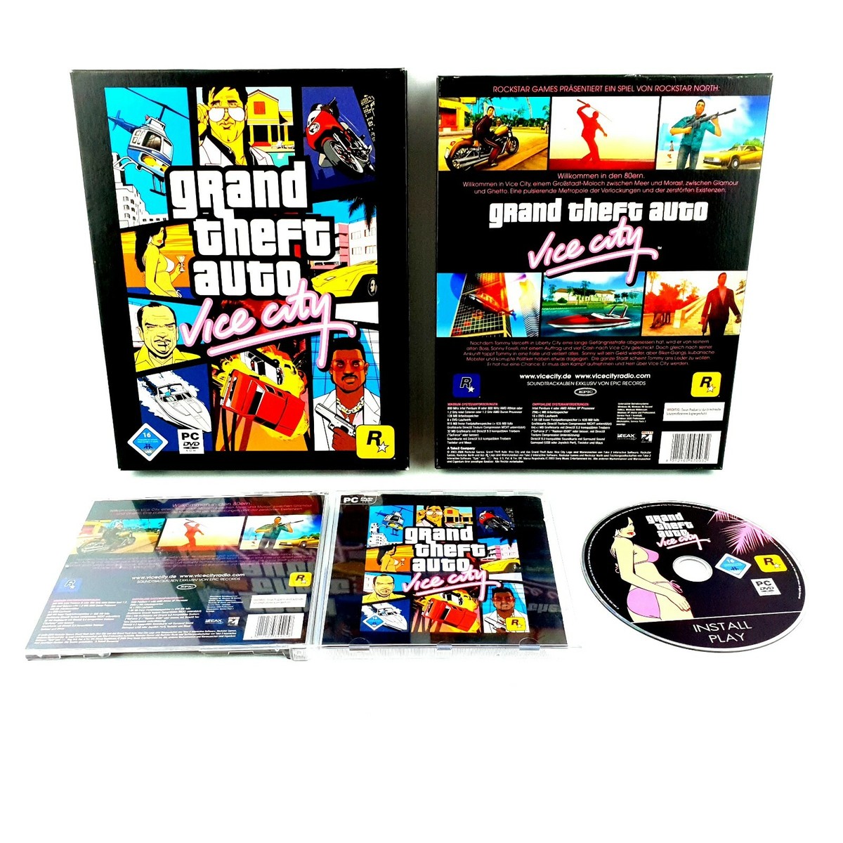 GRAND THEFT AUTO VICE CITY GTA VC PC BIG BOX COLLECTOR'S | eBay