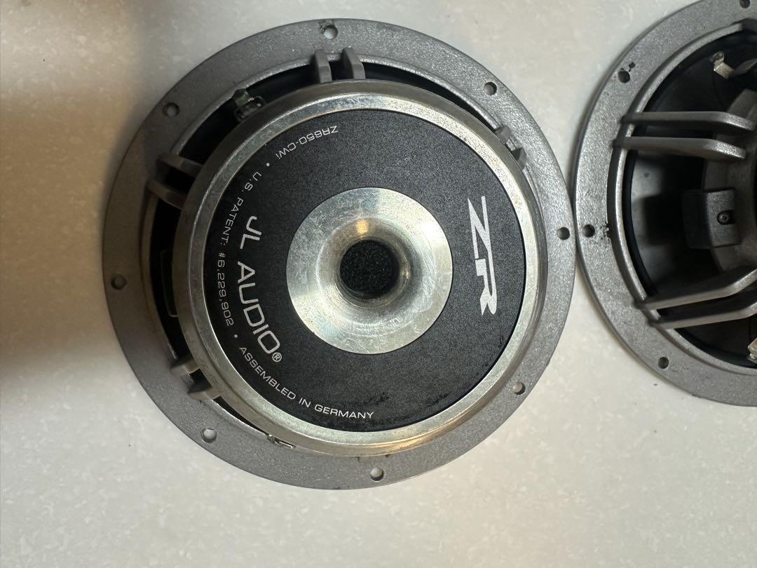 Jl Audio Zr 650-cwi Speaker 16.5cm 2-way component 48Hz-25kHz ±3dB