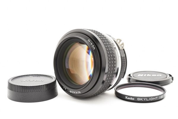 MINT NIKON AI NIKKOR 50mm f1.2 Lens, Humidity-Resistant Storage