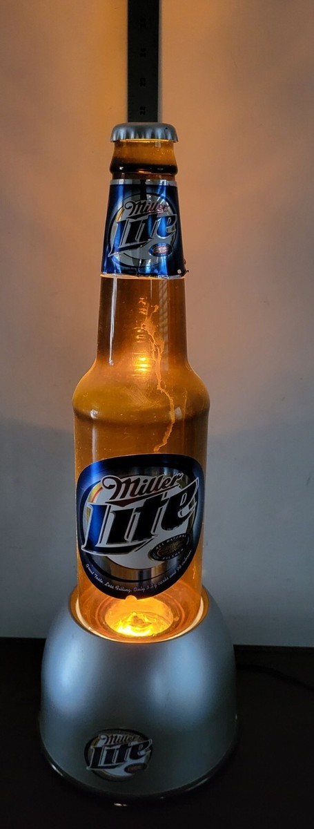 Rabbit Tanaka Miller Lite Beer Bubbler Light Up Bottle Model