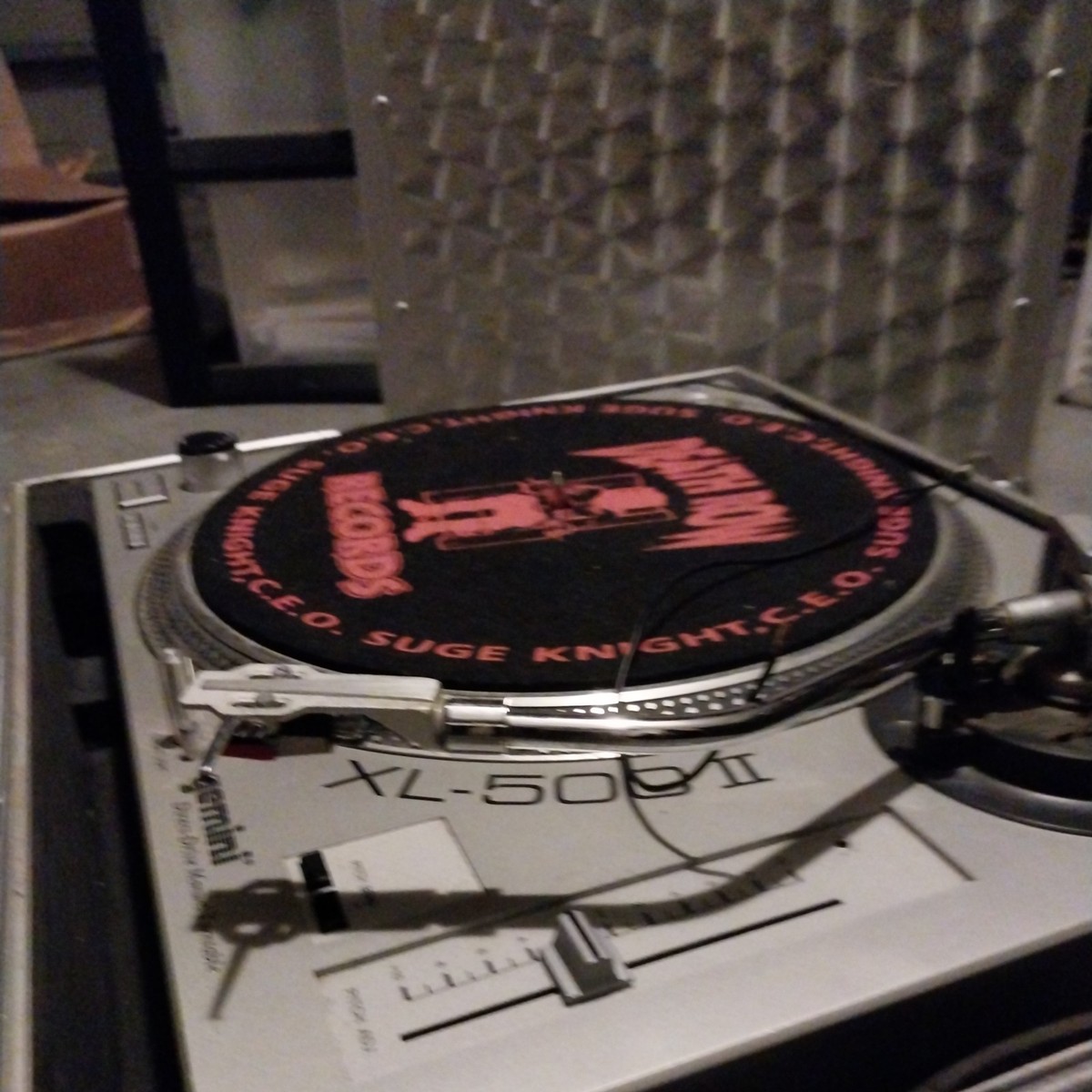 Gemini XL-500 II DJ Direct Drive Manual Record Turntable Steel