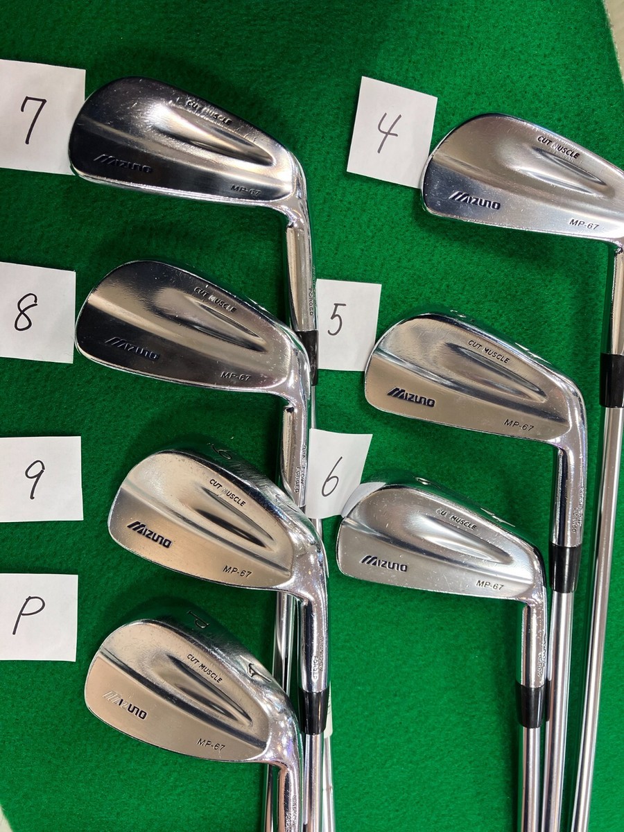 Mizuno MP-67 Iron Set #4-9,Pw (7Clubs) / Flex S Stiff NS.PRO | eBay