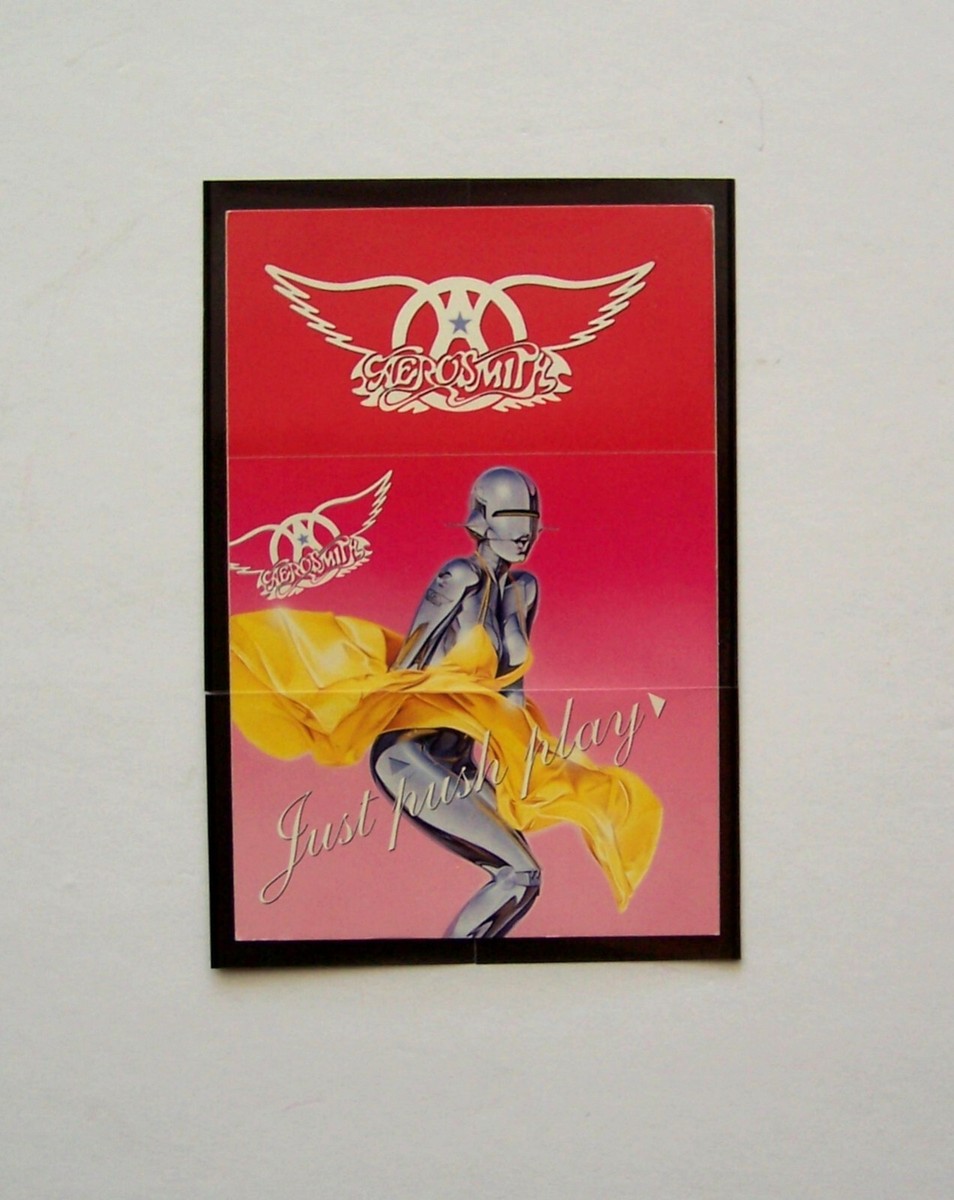 NEW SEALED - Aerosmith -JUST PUSH PLAY -2001 US Original LP +