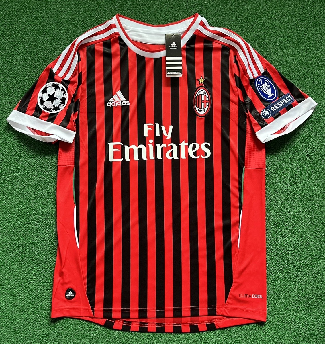 NWT AC Milan 11/12 Home Jersey “Ibrahimovic 11” (Medium) | eBay