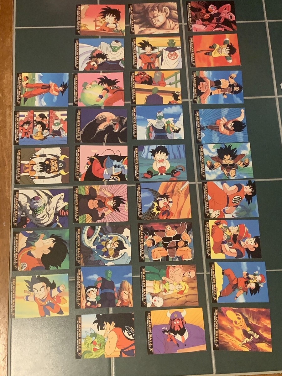 Dragon Ball Z 1996 FIRST PRINT CARD LOT MADE IN JAPAN JPP/Amada