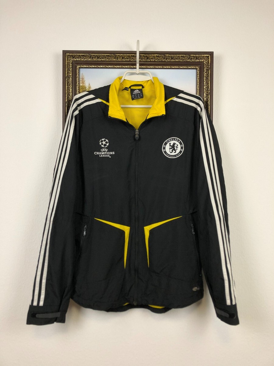 Vintage Adidas Chelsea Football Jacket Soccer Track Top Rare Mens