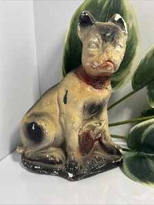 Chalkware Bulldog | eBay