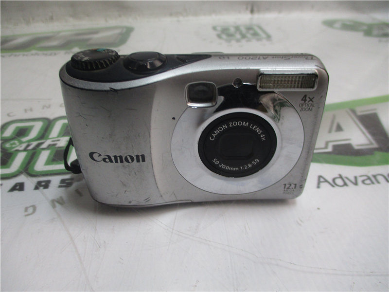 Canon PowerShot A1200 Digital Camera Silver Tested Good Condition
