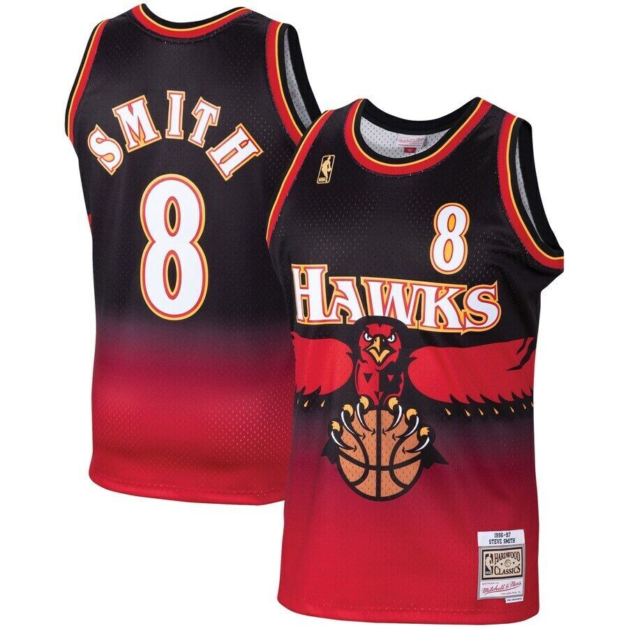 STEVE SMITH Atlanta Hawks 1996-97 Mitchell & Ness Swingman JERSEY