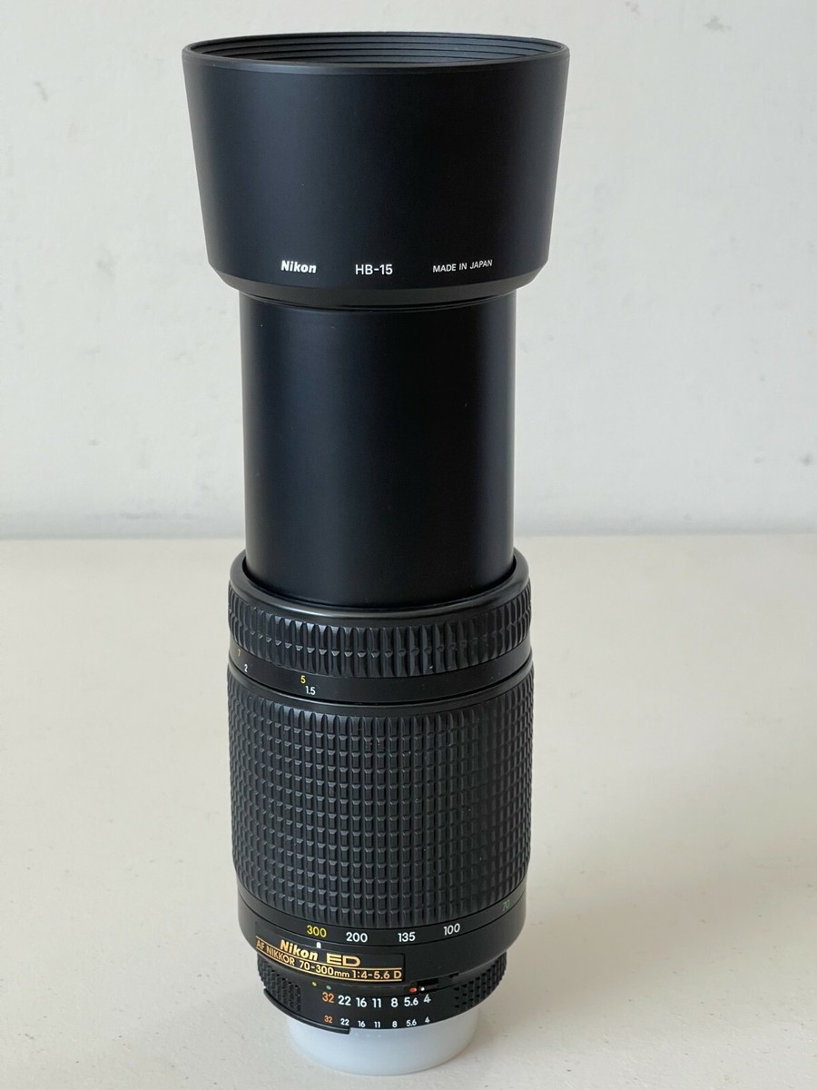 Nikon AF Zoom Nikkor 70-300mm f/4-5.6D ED Telephoto Lens Clean for