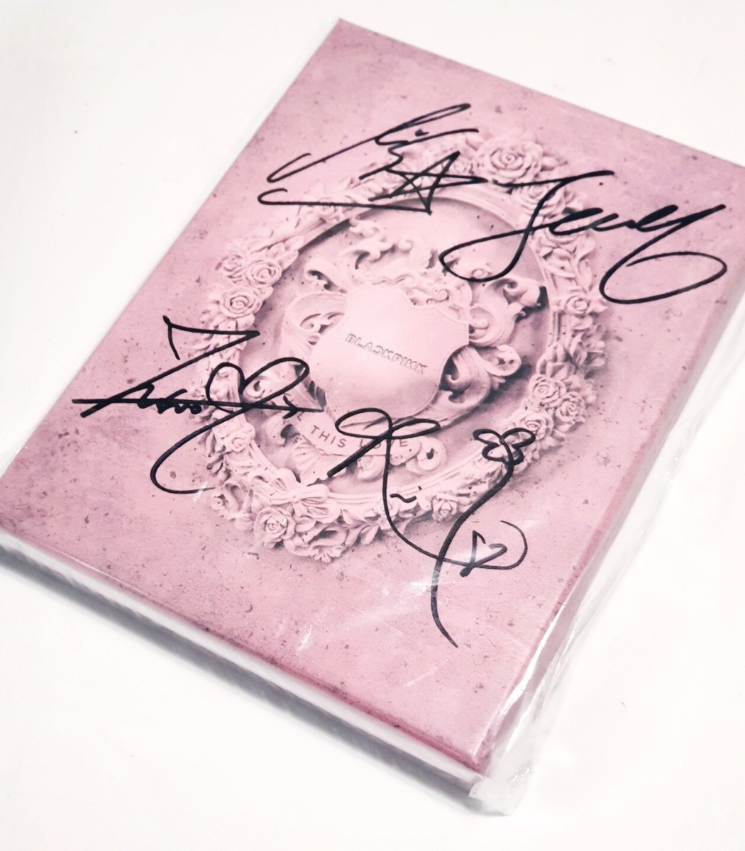 BLACK PINK [KILL THIS LOVE] album Autographed Signed Kpop KOR