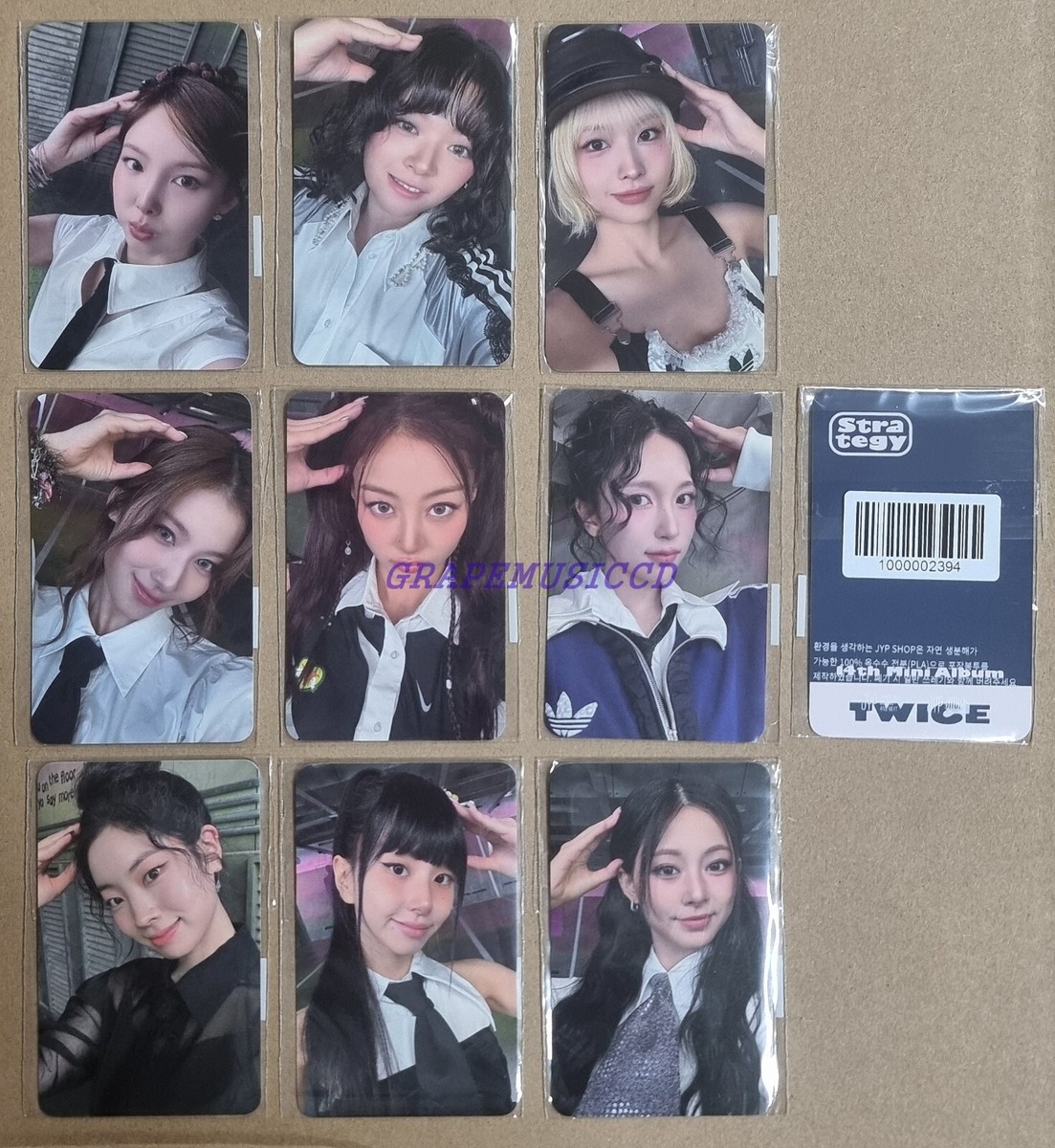 TWICE STRATEGY 14TH MINI Album POP-UP LUCKY DRAW EVENT PHOTOCARD