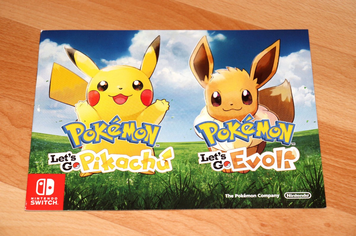 Pokémon Let's Go Pikachu! and Let's Go Eevee! Nintendo Switch