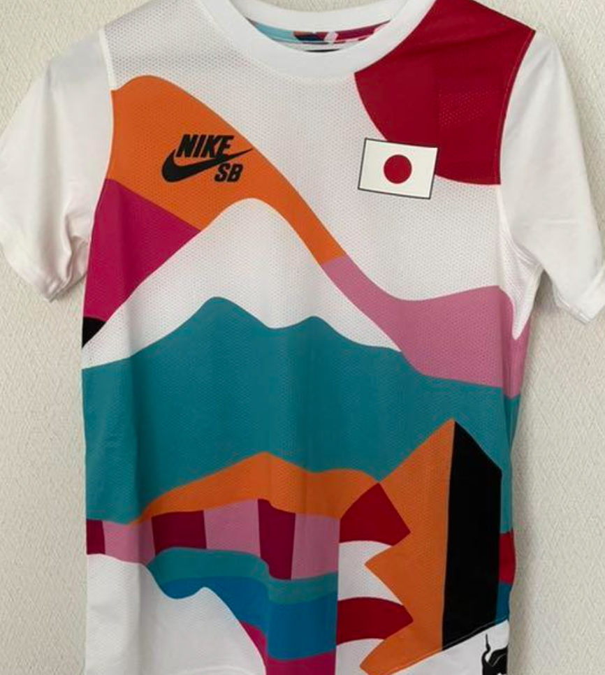 NIKE SB x PARRA Japan T-Shirt Olympic Games Junior 150cm size from