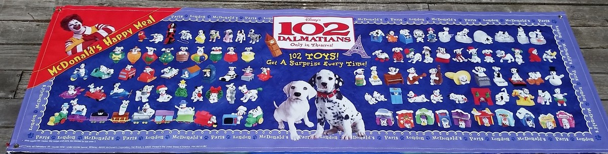MCDONALDS - 2000 102 DALMATIANS BANNER - NEW | eBay