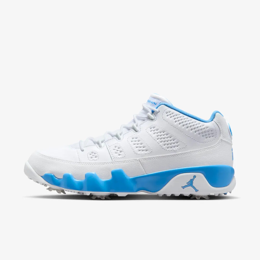 New Nike Air Jordan 9 G Golf Shoes - White/ University Blue