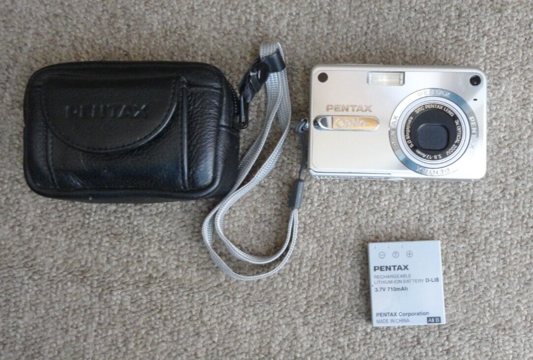 Pentax Optio S5Z 5.0MP Digital Camera Silver | eBay