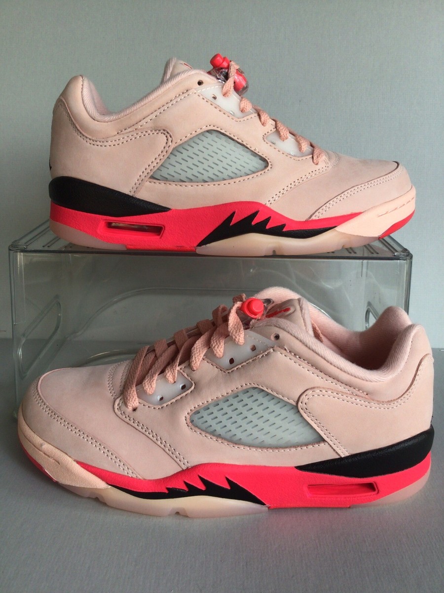 W Air Jordan 5 Retro Low Arctic Orange/Siren Red-Black W.6.5/M.5