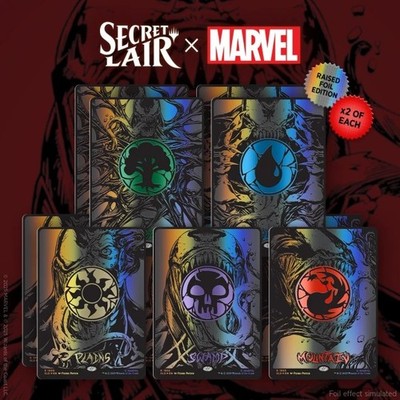 Secret Lair x Marvel's Spider-Man: Mana Symbiote Raised Foil