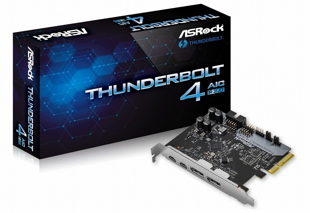 ASRock Thunderbolt 4 AIC R2.0 Extension Board Intel 500 Series