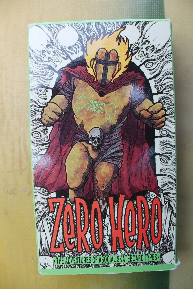 ZORLAC Skateboards Zero Hero 80's Texas Pushead Metallica Punk