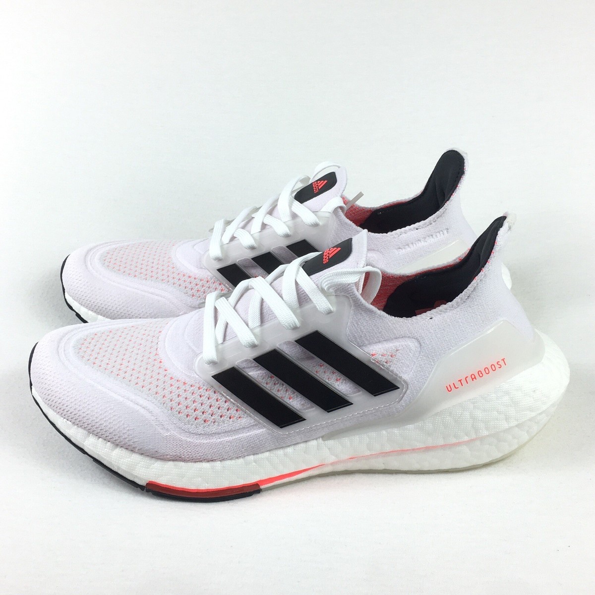 Adidas Ultraboost 21 Tokyo Running Shoes Grey White S23863 Mens