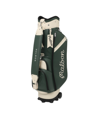 Malbon Golf New Bone Classic Trolley Caddy Bag GREEN - Korea | eBay