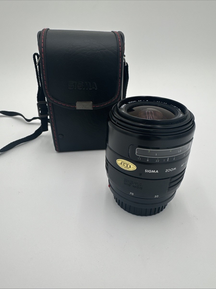 Sigma Zoom AF-E 28–70mm f/3.5–4.5 Lens for Minolta AF w/ Case