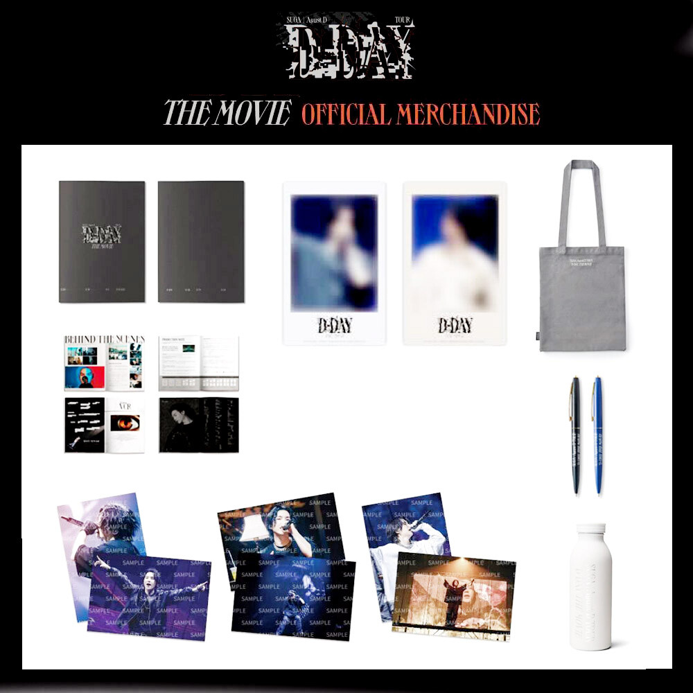 SUGA Agust D TOUR 'D-DAY' JAPAN THE MOVIE OFFICIAL MERCHANDISE | eBay