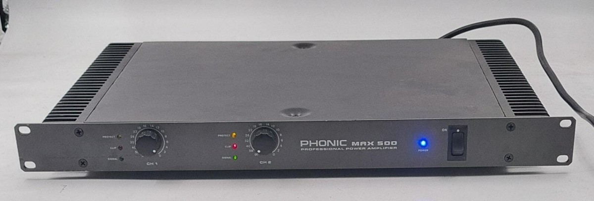 PHONIC MAX 500 Professional Power Amplifier | eBay