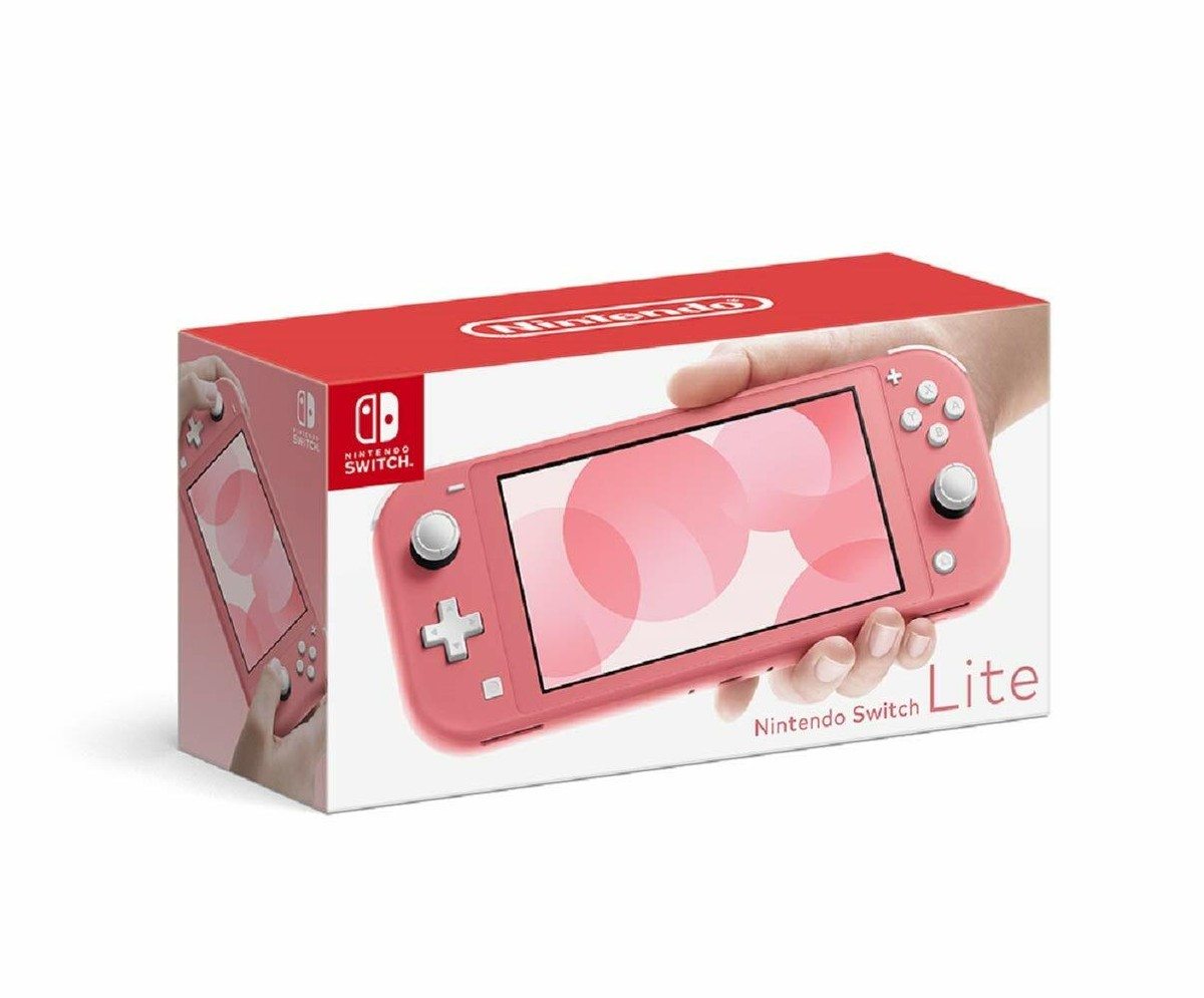 Nintendo Switch Lite ピンク 画面ヒビあり 突然液晶がピンク色になっ