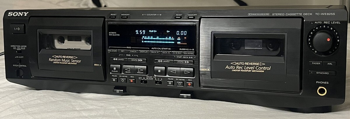 Sony TC-WE825S Dual Cassette Deck | eBay