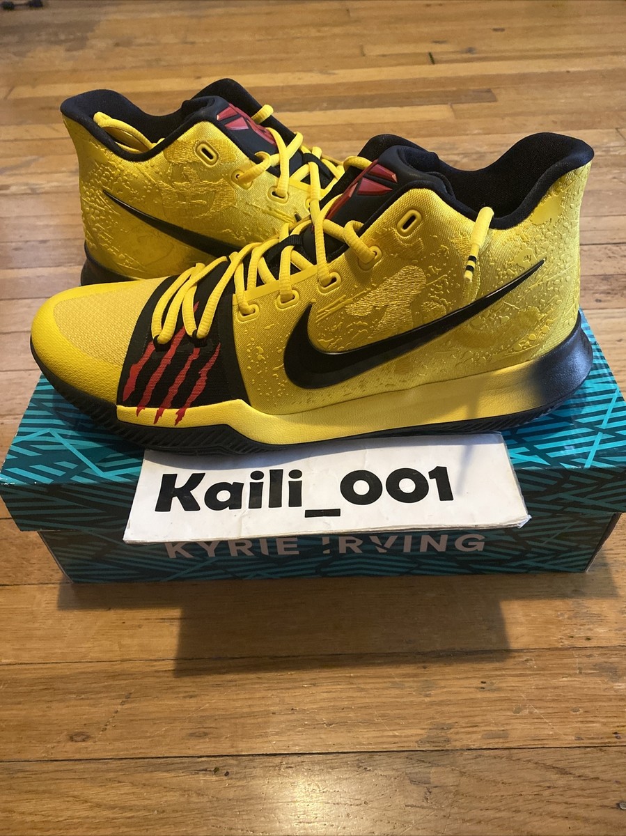 Nike Kyrie 3 MM Size 12 Mamba Mentality Bruce Lee AJ1672-700 OG