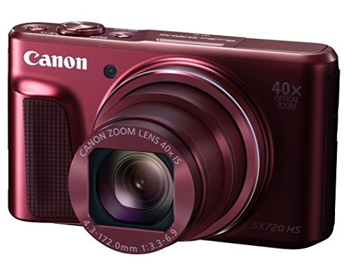 Canon Digital Camera PowerShot SX720 HS 20 MP Red 40x optical zoom