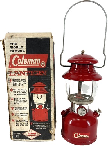 Coleman 2164001 Lantern Gasoline Lantern One Mantle Lantern (Red