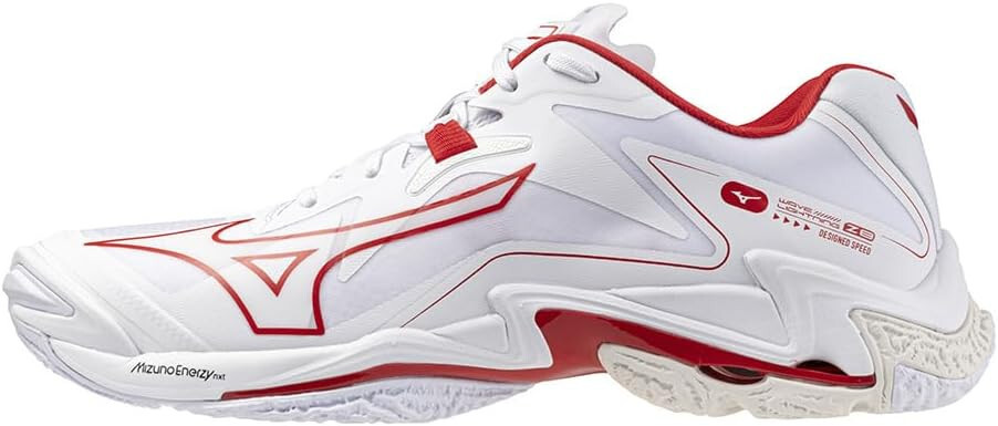 MIZUNO Volleyball Shoes WAVE LIGHTNING Z8 White Red V1GA2400 US10