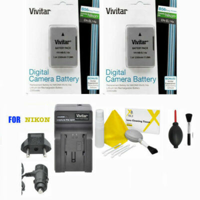 Nikon D3100 DSLR CAMERA FULL 52MM HD ACCESSORY KIT LENSES FLASH