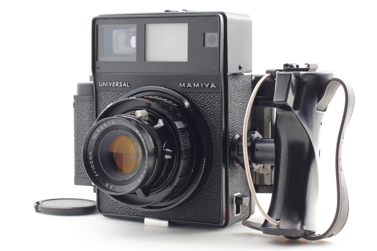 Exc+5] Mamiya Universal Press Film Camera Sekor 100mm f/3.5 Lens