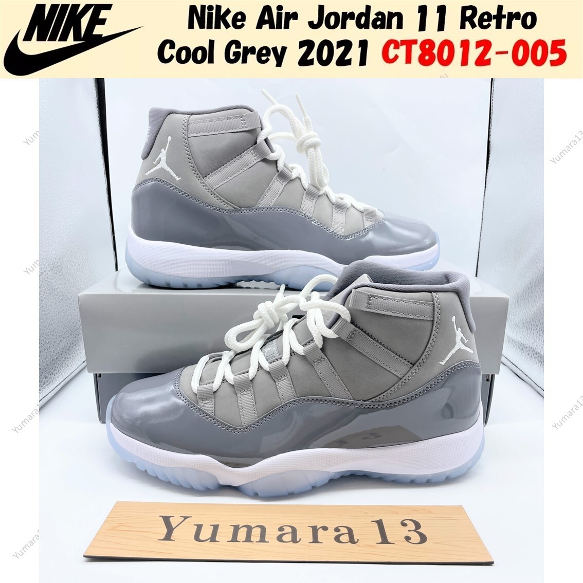 Nike Air Jordan 11 Retro Cool Grey 2021 CT8012-005 Men's Size | eBay