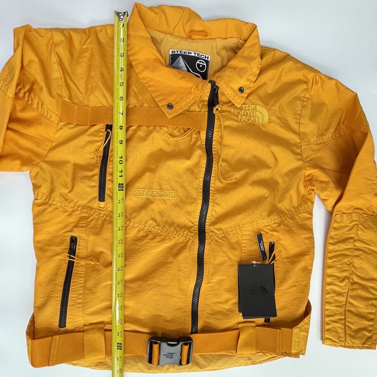 The North Face Men's Black Series Steep Tech Jacket -Gold Yellow