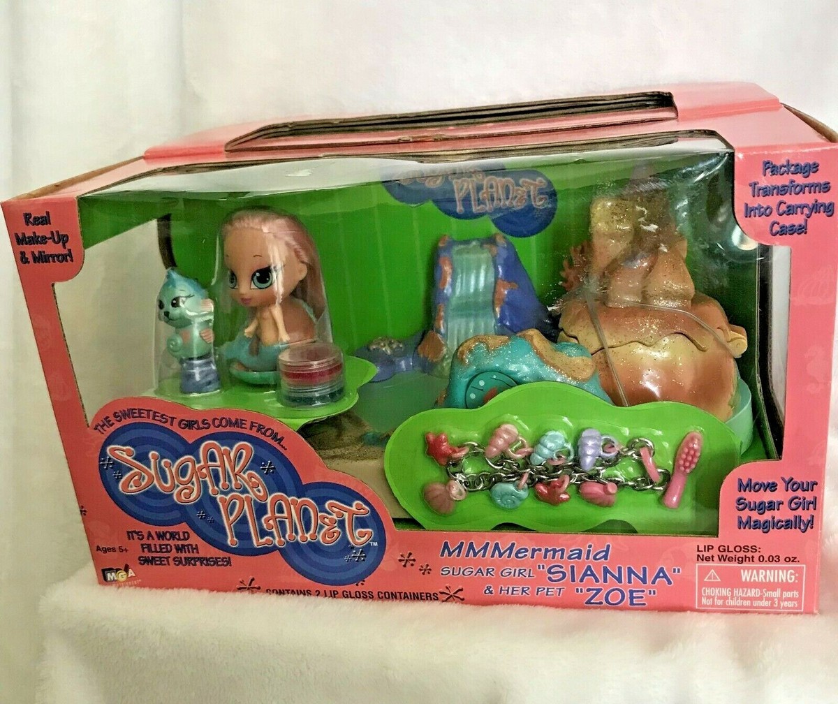 New 2002 MGA Entertainment Sugar Planet Mmmermaid Sianna & Zoe