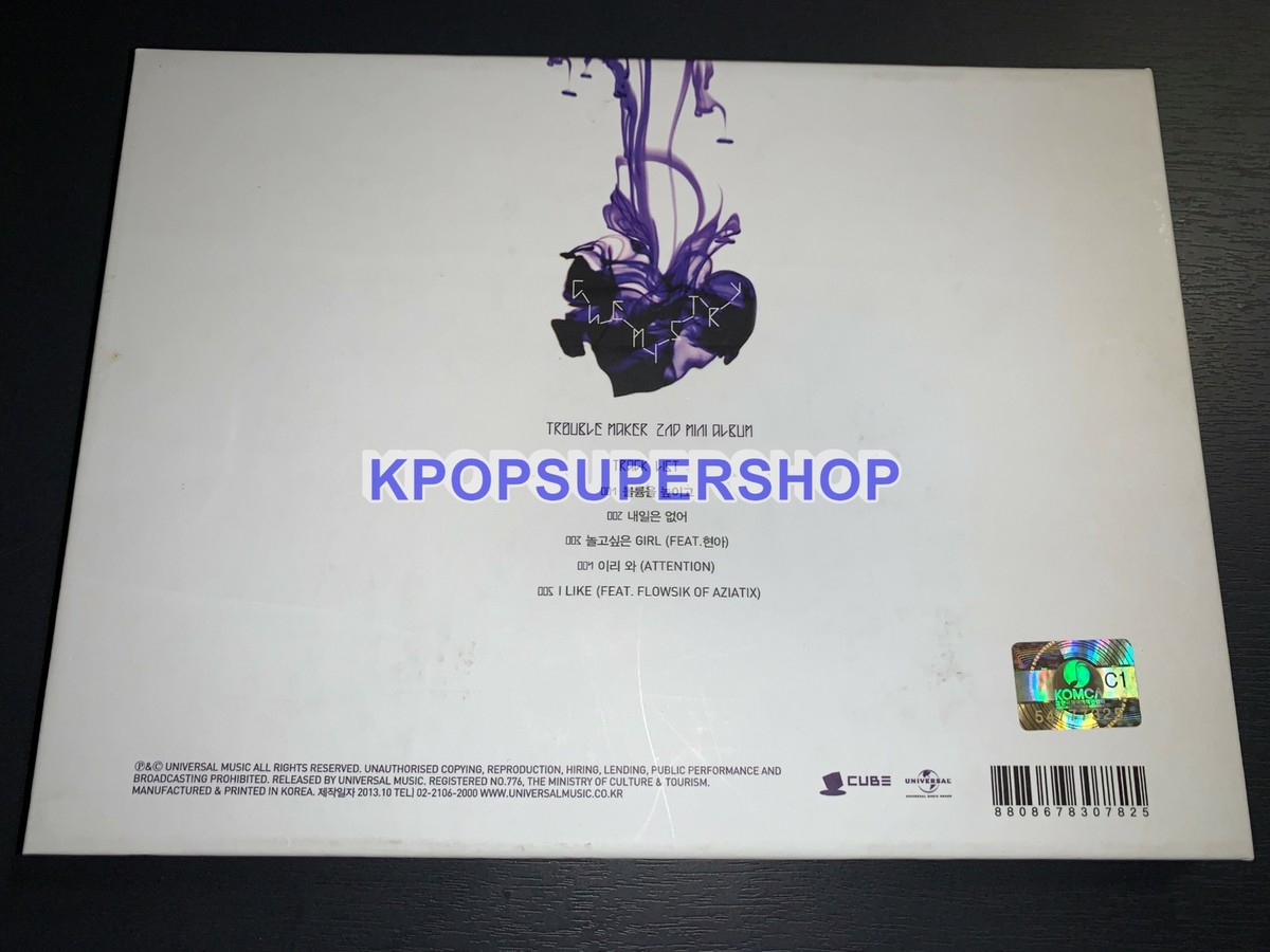 Trouble Maker 2nd Mini Album Chemistry CD Great Cond Rare OOP