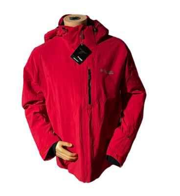 Columbia Men's Snow Rival Titanium Omni Tech Jacket Size XL Red | eBay